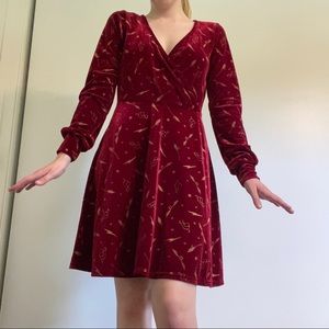 Red Velvet Harry Potter Dress